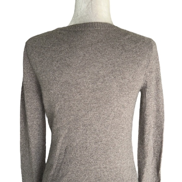 NWT Hayden x Vertical Design 100% 2-Ply Cashmere Sweater in Heather Rye - S - Picture 6 of 10